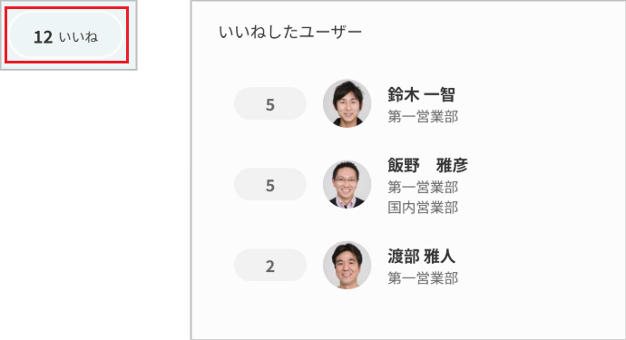 カードを見る（いいね）